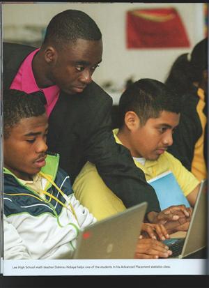 Mr. Ndiaye at work! 